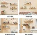 Heimlove Nursery Floating Shelves, Wood Nursery Book Shelves for Wall, 24 inch Wall Bookshelf for Kids Solid Wood for Books,Toys and Decor Storage, Set of 3 by TinyTreasures Baby Boutique