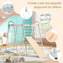 JAXPETY 9-in-1 Indoor Playground, Indoor Jungle Gym for Kids, Toddler Montessori Climbing Gym, Inside Play Gym with Slide, Swing, Monkey Bar, Ladder, Rings by TinyTreasures Baby Boutique