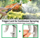 AUTOMAN Garden Nozzle Sprayer, High Pressure Spray Nozzle, 100% Metal Water Hose Nozzle, 7 Patterns Watering Nozzle, Heavy Duty Sprayer Garden Nozzle for Watering Plants & Lawns, Washing Cars & Pets by GreenHaven Gardens