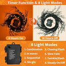 9 FT 72LED Halloween Willow Vine Twig Decor Branches Garland with Lights - 8 Modes Timer - Waterproof Battery Operated for Indoor Wall Fireplace Halloween Decorations by CozyNest Decor