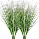 27" Artificial Plants Onion Grass Greenery Faux Fake Shrubs Plant Flowers Wheat Grass for House Home Indoor Outdoor Office Room Gardening Indoor Décor 6 Pack by CozyNest Decor