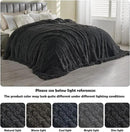 GONAAP Fuzzy Faux Fur Throw Blanket Twin Size Dark Grey Super Soft Cozy Plush Fuzzy Shaggy Blanket for Couch Sofa Bed (Dark Grey, Twin(60"x80")) by CozyNest Decor