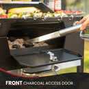 Royal Gourmet CD1824EN 24-Inch Movable Charcoal Grill with Foldable Side Tables, Outdoor Barbecue Grill with 490 Sq. In. Cooking Area for Outdoor Picnic and Camping Grilling, Black by GreenHaven Gardens