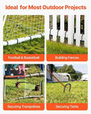 VEVOR Rebar Stakes, 12-Inch, Heavy-Duty 0.4 in Diameter J Hook, Galvanized Steel Ground Anchors with Chisel Point End & Rust-Resistant Coating, for Gardening Support, Fence, Camping Tents (16-Pack) by CozyNest Decor