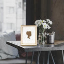 AELS 8x10 Inch Vintage Picture Frame, Elegant Antique Photo Frames with Glass Front, Photo Display, Tabletop Wall Hanging, Gift Ideas, Off-white with Gold Trim by CozyNest Decor