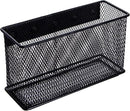 dedoot Magnetic Basket for refrigerator Storage Pencil Holder Basket Mesh Black Strong Magnetic Pen Holder for Refrigerator ,Whiteboard, Locker, Home and Office Organizer, 6.3x2.3x3.6inch,2 Pack by CozyNest Decor