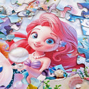 Jumbo Floor Puzzle for Toddlers & Kids Ages 3-5, 48-Piece Mermaid and Underwater Large Jigsaw Puzzle with Educational Fun, Great Gift for Boys & Girls Ages 4-8 by TinyTreasures Baby Boutique