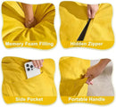 Hobestluk 3FT Bean Bag Chair Giant Bean Bag Chairs for Adults Large Bean Chairs with Removable Cover, Beanbag Chair with Filler, Adult Bean Bag Chairs for Living Room, Bedroom