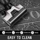 Yimobra Welcome Mat Outdoor Indoor, All-Season Waterproof Front Door Mat Outside Entrance, All-Weather Heavy Duty Non-Slip Doormat, Low Profile Porch Patio Entrance Mats, 47x32, Dark Grey by CozyNest Decor