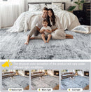6x9 Area Rugs for Living Room - Washable Rug Modern Abstract Soft Large Neutral Non-Slip Carpet Indoor Floor Thin Carpets for Bedroom Dining Room Farmhouse Nursery Home Office Black by TinyTreasures Baby Boutique