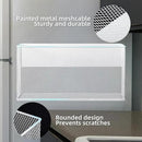 Magnetic Basket 13.77" x4.13" x7.08”,White Mesh Organizer and Holder for White Board and Refrigerator Magnetic Storage Bin Box Containers Organizer for Locker Accessories by CozyNest Decor