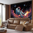 BVBOX Astronaut Tapestry Wall Hanging 79"x59" Space Galaxy Nebula Clouds Art Trippy Cosmic Cool Psychedelic Wall Blanket Decor for Bedroom Living Room Dorm by CozyNest Decor
