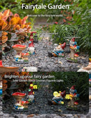 Solar Garden Statue Gnome Figurine Lights, Funny Sleepy Gnomes Dreaming, Outdoor Garden Decorations for Patio Porch，Gifts for Women Mum by GreenHaven Gardens