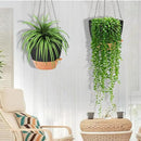 GARDIFE Hanging Planter, 10 inch Hanging planters for Indoor. Outdoor Plants, Self Watering Plant Pot, 2 Pack Large self Watering Hanging Planter, Black by GreenHaven Gardens