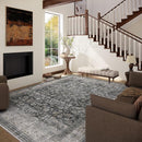 Machine Washable Rugs for Living room: 8x10 bedroom Rug Vintage Boho Area Rug Stain Resistant Non Slip Low Pile Lightweight Soft Carpets for Living room Dining Room Kitchen Nursery Kids Room Farmhouse by TinyTreasures Baby Boutique