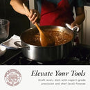 Made In Cookware - Wooden Spoon - Handcrafted for Thorough Mixing and Gentle Cookware Care - Crafted in Hungary by CozyNest Decor