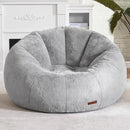 Hobestluk Bean Bag Chairs Large Bean Bag Couch for Adults Stuffed Sofa Chair Comfy Giant Bean Bag Chair with Spacious Design for Reading, Playing or Relaxing (Grey) by CozyNest Decor
