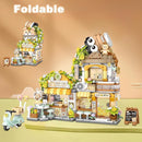 Streetscape Cafe Mini Building Set, 1770 PCS Mini Brick Building Cafe Set (for Boys Girls 6+) by TinyTreasures Baby Boutique