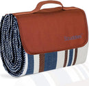 scuddles 60" x 60" Extra Large Outdoor Picnic Blanket – Waterproof, Foldable Travel Mat for Beach, Camping, Grass, Lawn, Park, Summers – Dual Layer, Soft Throw Rug Fits 4 Adults by TinyTreasures Baby Boutique