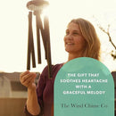 The Wind Chime CO Memorial Wind Chimes, Sympathy Wind Chimes Gift for The Loss of A Loved one, Home Decor Outdoor Garden, Soothing Melodic Tones with Mute Option. by CozyNest Decor