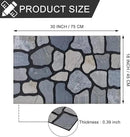 CHICHIC Welcome Door Mat 18X 30 Inch Front Doormat Outdoors for Home Entrance Outdoors Mat for Outside Entry Way Doormat Entry Rugs, Heavy Duty Non Slip Rubber Back Low Profile, Stone by CozyNest Decor