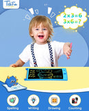 TEKFUN 2 Pack LCD Writing Tablet with Pen Cord, 8.5in Erasable Doodle Board Mess Free Drawing Pad for Kids, Car Trip Educational Toys Birthday for 3 4 5 6 7 Girls Boys (Blue*Green) by TinyTreasures Baby Boutique