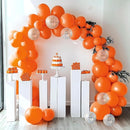 JOYIN 150 Pcs Orange Balloons, Different Sizes 18 12 10 5 Inch Orange Latex Balloon Arch Kit with Instruction for Birthday Party Graduation Wedding Holiday Decoration by TinyTreasures Baby Boutique