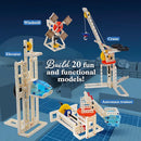 Thames & Kosmos Mechanical Engineering: Machines & Vehicles STEM Experiment Kit | Build 20 Mechanical Models, Explore Physics of Force & Motion | Hands-on, Introductory Science Learning for Ages 8+ by TinyTreasures Baby Boutique