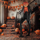 AW 7 Ft Scary Giant Large Animated Halloween Decorations Evil Monster Alien, Jack-O-Lantern Pumpkin Props, Horror Halloween Party Motion & Sound Activated Glowing Head 2025 by CozyNest Decor