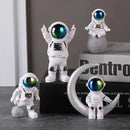 Gradient Astronaut Statues Set of 4, Spaceman Figurines Space Theme Party Nursery Home Office Decor by CozyNest Decor