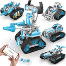 5 in 1 Robot Building Kit, Remote & App Control Educational Projects, 706Pcs DIY Tank & Garden Cars STEM Build Toys Sets for 8+ Years Old Boys and Girls by TinyTreasures Baby Boutique