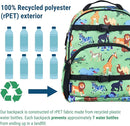 Wildkin ECO rPET 15-inch Kids Backpack – Sustainable, Padded, Adjustable – Wild Animals by TinyTreasures Baby Boutique