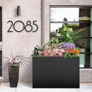 Metal Rectangular Planter Box, Large Planter Boxes Outdoor, 37''L x 13''W x 26''H Heavy Duty Plant Box with Removable Insert Shelf, 3 Tier Adjustable Height Tall Garden Planter for Plants, Flowers by GreenHaven Gardens