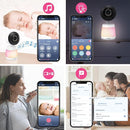 VTech 2-Cameras Smart WiFi Baby Monitor with 1080p FHD Video, Free App with Motion Video, Sound/Motion Detection and Notifications, 7" IPS Display with Split-Screen, Pan-Tilt-Zoom: Smart HQ Max Twin by TinyTreasures Baby Boutique