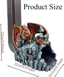 Dragon Statue Gutter Downspout Extender,Garden Outdoor Decor Sculpture,Gutter Diverter Rain, Splash Block,Eco-Friendly Resin, Decorative Gutter Extension Downspout, Ideal for 3"x4" Downspouts by GreenHaven Gardens