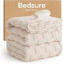 Bedsure GentleSoft King Size Blanket for Bed - Super Soft Cozy Blankets for Women Men Girls, Large Fuzzy Fleece Throw for Bedroom Decor, Light Beige,108x90 Inches by CozyNest Decor