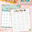 GuassLee Wall Calendar 2025-2026, Vertical Wall Calendar 2026, Sept. 2025 to Mar. 2027, 14" X 11.5" 19-Month Holiday Calendar Hanging Planner Wall for Home School Office Planning & Organizing by TinyTreasures Baby Boutique