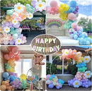 Daisy 219Pcs Balloons Garland Kit with Number 3 Balloon, Banner, Cake Topper, Rainbow Birthday Party Decorations for 3 Year Old Girl by TinyTreasures Baby Boutique
