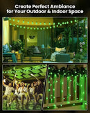 Brightown Solar String Lights Outdoor 60 Led 35.6 Feet Crystal Globe Lights with 8 Lighting Modes, Waterproof Solar Powered Patio Lights for Garden Yard Porch Wedding Party Decor (Green) by GreenHaven Gardens