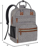 Diaper Bag Backpack Tote with Insulated Pockets for Men Baby Boys Girls Newborn Unisex Tactical Large Capacity, Multifunctional Waterproof Grey by TinyTreasures Baby Boutique