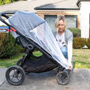 Mosquito Net for Stroller 2Pack - Protective Baby Stroller Mosquito Net - Perfect Bug Netting for Strollers, Bassinets, Cradles, Playards, Pack N Plays and Portable Mini Crib (White) by TinyTreasures Baby Boutique