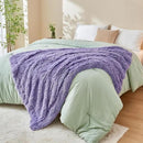 GONAAP Fuzzy Faux Fur Throw Blanket Lavender Super Soft Cozy Plush Fuzzy Shaggy Blanket for Couch Sofa Bed (Lavender, Throw(50"x60")) by CozyNest Decor