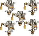 Impact Sprinkler Head Brass Pulsating Sprinkler Lawns Garden Adjustable 360 Degrees Watering Heavy Duty Sprinkler Head with Nozzles for Yard and Grass Irrigation (5 Pieces) by GreenHaven Gardens