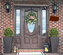 THE BLOOM TIMES 2ft Faux Boxwood Plants Outdoor Set of 2, Topiary Balls Artificial Outside Trees, 24" UV Resistant Fake Greenery Bushes & Shrubs for Front Porch Planter by GreenHaven Gardens