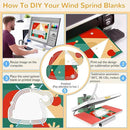 Sublimation Wind Spinner Blanks, 10 Inch 3D Aluminum Metal Hanging Wind Spinner Bulk for Garden Yard Outdoor, Window Porch Decoration for Heat Press Transfer DIY (23. Santa hat-6pcs) by GreenHaven Gardens