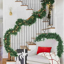 Hananona 6 FT Artificial Cedar Garlands, Real Touch Winter Cedar Cypress Garland, Green Artificial Greenery Pine Garland for Table, Mantle, Wall, Indoor, Outdoor Christmas Decorations (1, 6 FT) by CozyNest Decor