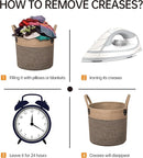 14"x12" Natural Jute Rope Woven Storage Basket with Handles for Plant, Blankets,Toys - Living Room Home Decor,Multifunctional Basket for Organizer,Picnic,Artificial Tree Black and Beige by CozyNest Decor