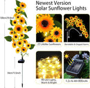 Solar Garden Lights Outdoor, 2 Pack Sunflower Lights with 46 Lifelike Sunflower, Waterproof 90 Bright LED Fall Garden Decor Solar Flowers for Patio Flowerbed Yard, Gift for Mom by GreenHaven Gardens