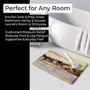 The Pass Memory Foam Kitchen Mat Machine Washable Anti-Fatigue Cushion Comfort Bath or Kitchen Rug