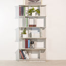 Modern 5 Tier Open Storage Bookcase